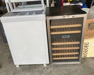 Wine cooler and  freezer for ice cream...something for the kids and for you!