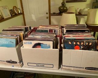 Boxes of vintage vinyl!