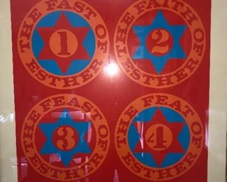 Robert Indiana signed print