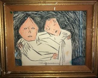 Reverend Albert Wagner large drawing