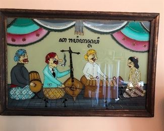Reverse painting on glass India ?
