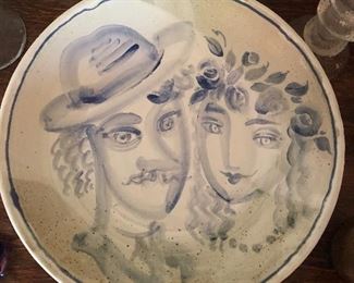 Large ceramic bowl by Boris Vitlin