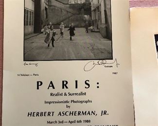 Signed Herb Asherman poster/photograph
