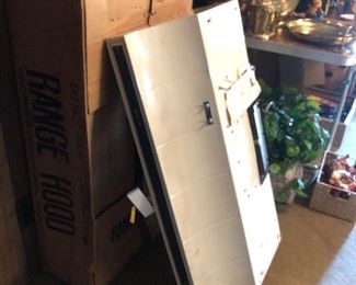 Vintage unused range hood