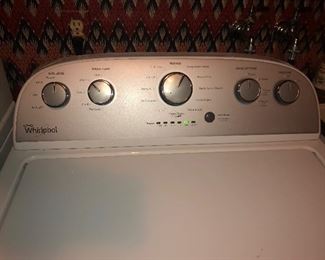 1 year old Whirlpool high efficiency top loading washer