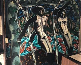 Huge oil painting by Ken Nevadomi