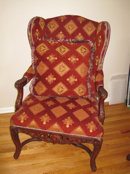$75.00, Drexel Heritage Arm Chair excellent condition, 42" T and 26" W