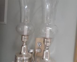Silverplate lamps