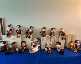 Mark Roberts 12 Days of Christmas and they are all here with their boxes.  Priced individually.  Other Mark Roberts Fairies are available, some with boxes some without.  Incredible condition.