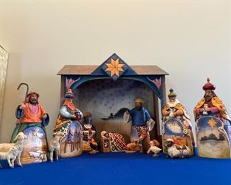 Jim Shore Nativity Set with all accessories