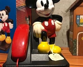 Look at this Mickey Mouse Phone.  Even have the box