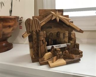 As they traveled...Nativity sets became a part of their treasures.  This one is fro Israel.