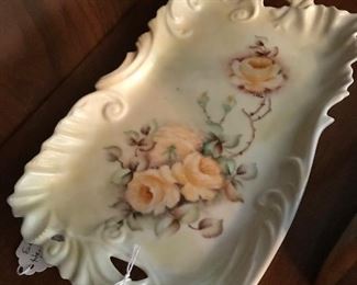 Beautiful hand painted serving dish.