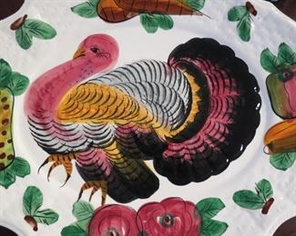 Large Italian turkey platter.