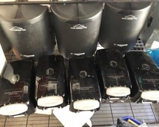 Lot of Georgia Pacific Towel and Soap Dispensers
