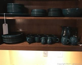 Lot of green Gibson China