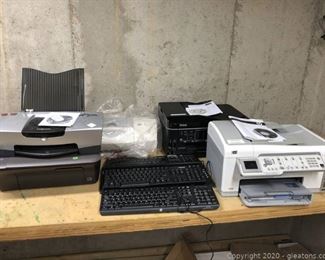 Lot of Printers and Keyboards