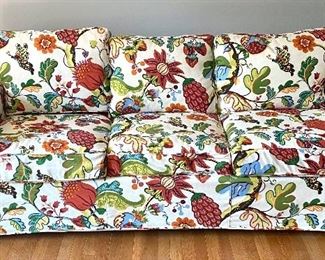 Floral sleeper sofa 
