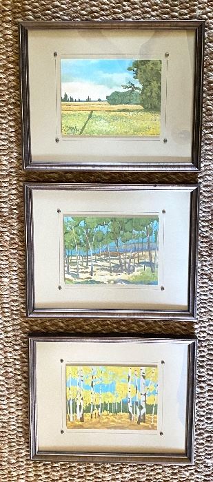 Set of 3 framed prints