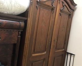 Fabulous antique Armoire used for storing fine linens