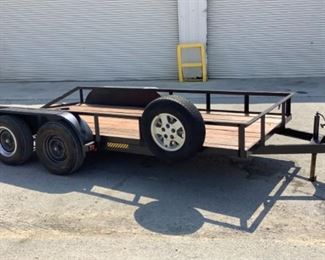 16' Car Hauler Trailer with Dove Tail