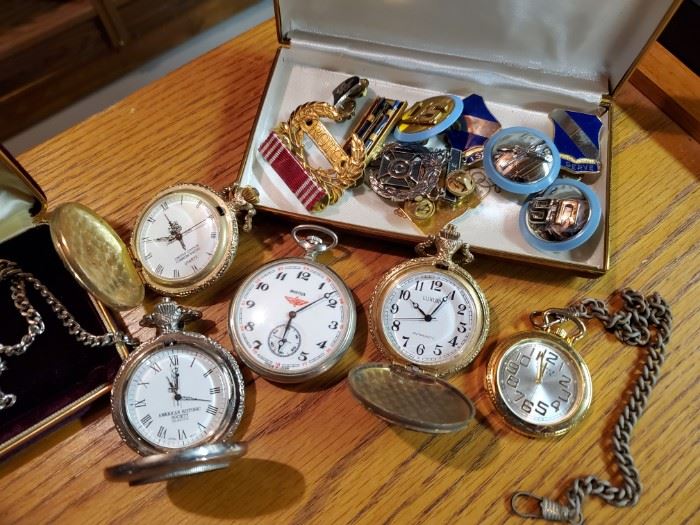 Pocket Watches & Military Memorabilia 