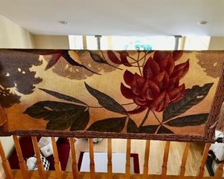 Tapestry Wall Hanging with Bar & Hardware