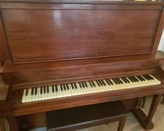 $750     Fine Antique Chickering Upright Piano