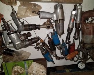 some of the many air tools 