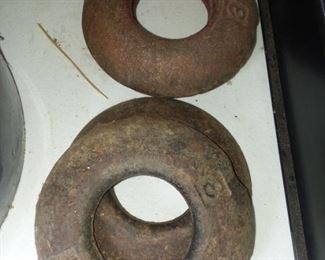 Cast iron throwing Quoits 