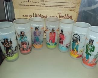 Oklahoma Indian tribes glasses
Eet of 8