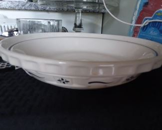 Longaberger pottery pie plate