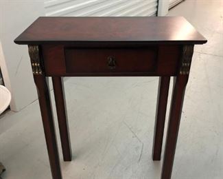 Small accent table. 