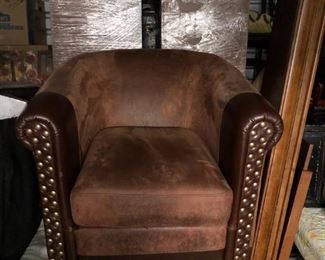 We have two of these amazing leather club chairs!