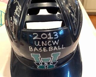 2013 Autographed by team baseball helmet! 