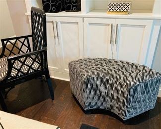 Pair of Designer Ottomans