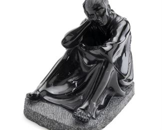 1059
Felipe Castañeda
b. 1933, Mexican
"Mujer En Reposo," 1982
Carved black marble
Signed and dated: F. Castanada / 1982
15" H x 10.5" W x 16" D
Estimate: $2,000 - $3,000