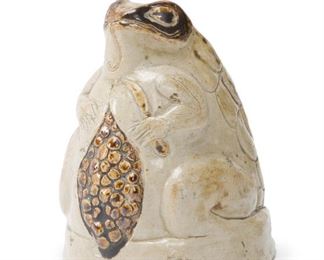 1090
Francisco Toledo
1940-2019 Mexican
"La Rana"
Ceramic with glaze
Incised on bottom: Toledo
4.25" H x 3.75" W x 3.125" D
Estimate: $10,000 - $15,000