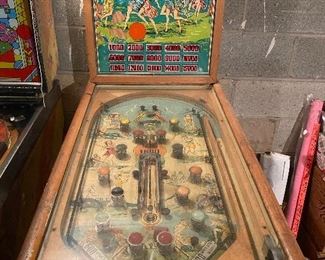 SWING PINBALL MACHINE 100 YEARS OLD FROM CONEY ISLAND(AS PER OWNER)