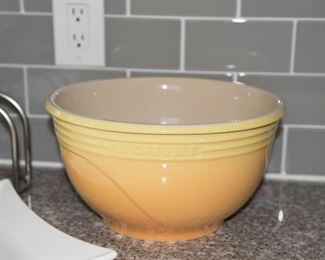 Yellow Le Creuset Mixing Bowl