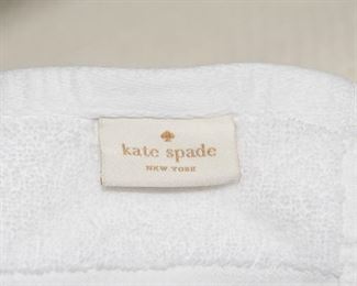 White Kate Spade Bath, Hand and Washcloth Towels