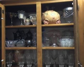 Glassware and collectibles 