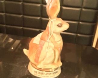 12. Jim Beam Texas Jack Rabbit Decanter - $20