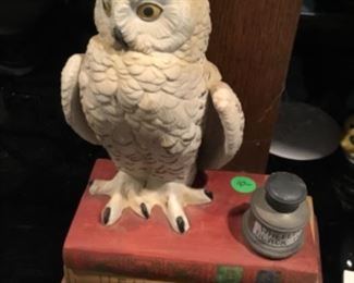23. Owl on Books decanter - $10