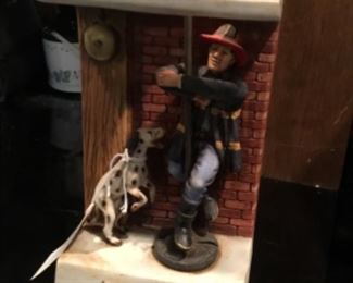 29. Fireman “Answering the Call” decanter - $20