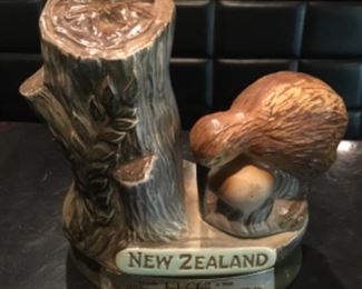 31. Jim Beam New Zealand Kiwi decanter -$20