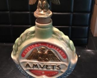 52. Jim Beam AMVETS decanter - 1970 - $25