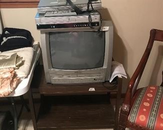 Tv and cart -DVD player