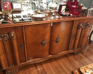 Close up of Dining Room sideboard/ buffet