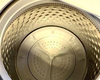 Inside of the whirlpool washer.